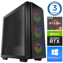 Lauaarvuti INTOP Ryzen 5 5600X 16GB 240GB SSD M.2 NVME RTX5060Ti 16GB WIN11