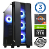 Intop Ryzen 5 3600 16GB 1TB SSD M.2 NVME+2TB RTX3050 6GB no-OS
