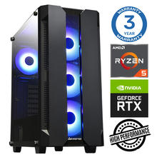 Intop Ryzen 5 3600 16GB 1TB SSD M.2 NVME+2TB RTX3050 6GB no-OS