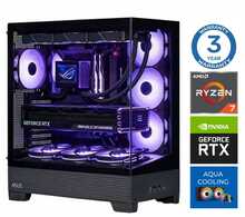 INTOP AQUA Ryzen 7 8700F 16GB DDR5 1TB SSD M.2 NVME+2TB RTX5070 12GB ilma operatsioonisüsteemita