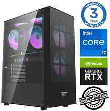 INTOP i7-14700F, 16GB DDR5, 500GB SSD M.2 NVME, RTX 5060 8GB, ilma operatsioonisüsteemita