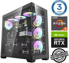 Stacionaarne arvuti INTOP Ryzen 5 7500F, 64GB DDR5, 1TB SSD M.2 NVME, 2TB RTX5060Ti 8GB