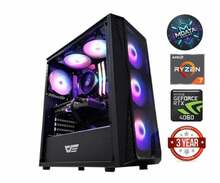 MDATA GAMING Ryzen 7 8700F, 32GB, 1TB SSD, 1TB HDD, RTX 4060, Windows 11 Pro