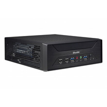Shuttle XH510G S1200, Barebone, must, 180W, HDMI, Display-Port
