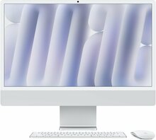 Lauaarvuti Apple iMac 24” MWUU3RU/A, M4, 16GB, 256GB SSD, hõbe