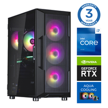 INTOP AQUA i7-14700F 32GB DDR5 2TB SSD M.2 NVME+2TB RTX5050 8GB no-OS