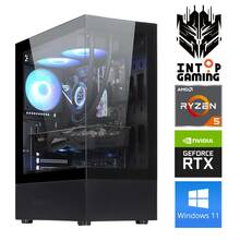 Lauaarvuti INTOP Ryzen 5 7500F, 32GB DDR5, 1TB SSD M.2 NVME+2TB RTX5060 8GB WIN11Pro