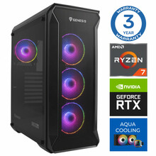 INTOP AQUA Ryzen 7 7700X, 32GB DDR5, 1TB SSD, 2TB RTX 5070Ti, no-OS