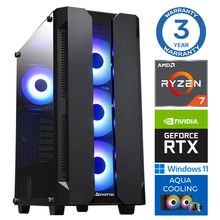 INTOP AQUA Ryzen 7 7700X 64GB DDR5 1TB SSD M.2 NVME+2TB RTX5050 8GB WIN11