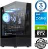 Lauaarvuti INTOP i5-13400F 16GB 250SSD M.2 NVME RTX5060Ti 16GB no-OS