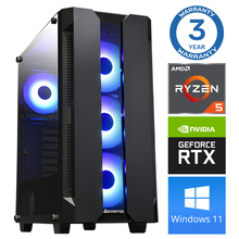 Intop Ryzen 5 3600 16GB 250GB SSD M.2 NVME RTX3050 8GB Windows 11 Pro