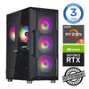 Intop Ryzen 5 3600 32GB 500SSD M.2 NVME+2TB RTX3050 6GB no-OS