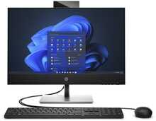 HP ProOne 440 G9 All-in-One, Intel Core i3-13100T, 16GB DDR4, 512GB SSD, Windows 11 Pro, must/hõbe