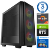 INTOP AQUA Ryzen 7 8700F 32GB DDR5 500GB SSD M.2 NVME RTX3050 6GB WIN11