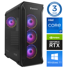 Lauaarvuti INTOP i7-12700F 32GB 1TB SSD M.2 NVME+2TB RTX5060Ti 8GB WIN11Pro