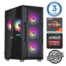 INTOP Ryzen 7 5700X 16GB 1TB SSD M.2 NVME RX6600 8GB no-OS