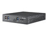 Shuttle XPC slim DS50U Barebone, Intel Celeron 7305, must, ilma operatsioonisüsteemita