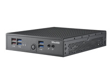 Shuttle XPC slim DS50U Barebone, Intel Celeron 7305, must, ilma operatsioonisüsteemita