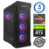 INTOP Ryzen 5 5500, 32GB, 500GB SSD M.2 NVME, 2TB RTX5050 8GB