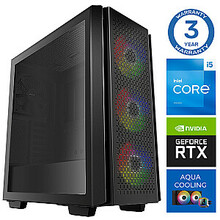 INTOP AQUA i5-14400F 32GB DDR5 1TB SSD M.2 NVME RTX5060Ti 16GB no-OS