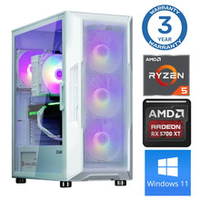 INTOP Ryzen 5 5500 16GB 500GB SSD M.2 NVME+2TB RX6600 8GB Windows 11