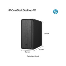 HP OmniDesk M02-0176ng, must, ilma operatsioonisüsteemita