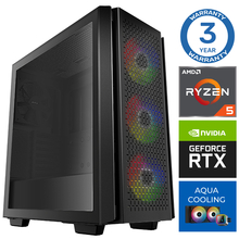 INTOP AQUA Ryzen 5 7600X 64GB DDR5 2TB SSD M.2 NVME RTX5060Ti 8GB no-OS