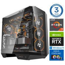 INTOP AQUA Ryzen 7 8700F 32GB DDR5 1TB SSD M.2 NVME+2TB RTX5070Ti 16GB WIN11Pro