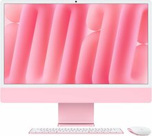 Apple iMac 24” 4.5K Retina, M4 10C CPU, 16GB, 512GB SSD, roosa