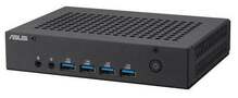 Stacionaarne arvuti Asus ExpertCenter PN43-SN100AD Mini PC, Intel N100, 4GB DDR4, 128GB SSD, Windows 11 Pro, must