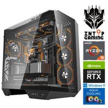 Intop Aqua Ryzen 9 9900x 64GB DDR5 1TB SSD M.2 NVME RTX5070Ti 16GB Windows 11