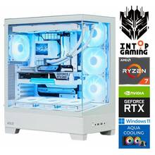Lauaarvuti INTOP AQUA AMD Ryzen 7 7800X3D, 32GB DDR5, 1TB SSD M.2 NVME, Nvidia GeForce RTX 5070Ti, Windows 11