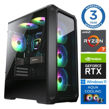 INTOP AQUA Ryzen 7 8700F 32GB DDR5 1TB SSD M.2 NVME RTX5060 8GB WIN11
