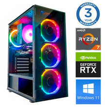 INTOP Ryzen 7 5700X 32GB 500SSD M.2 NVME+2TB RTX3050 6GB WIN11