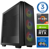 INTOP AQUA Ryzen 5 7600X 32GB DDR5 500SSD M.2 NVME RTX5060Ti 8GB no-OS