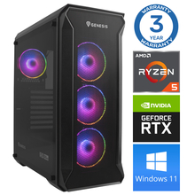 INTOP Ryzen 5 5500, 32GB, 1TB SSD M.2 NVME, RTX 5060 8GB, Windows 11