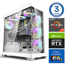 Lauaarvuti INTOP AQUA Ryzen 7 9700X, 32GB DDR5, 1TB SSD M.2 NVME, RTX 5070 Ti 16GB