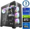 Lauaarvuti INTOP AQUA i9-14900KF 64GB DDR5 1TB SSD M.2 NVME+2TB RTX5070Ti no-OS 16GB