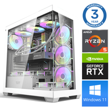 Stacionaarne arvuti INTOP Ryzen 5 7500F, 32GB DDR5, 1TB SSD M.2 NVME, RTX5050 8GB, Windows 11