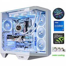 Lauaarvuti MDATA ArcticX Pro i7-14700K, 32GB, 512GB SSD, 1TB HDD, RTX 5070Ti, NoOS