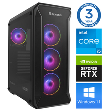 Lauaarvuti INTOP i5-12400F 32GB 250SSD M.2 NVME+2TB RTX5060 8GB WIN11
