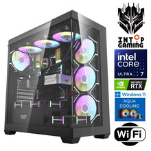 Intop Aqua Ultra 7 265KF 64GB DDR5 1TB SSD M.2 NVME+2TB RTX5070 12GB WiFi Windows 11