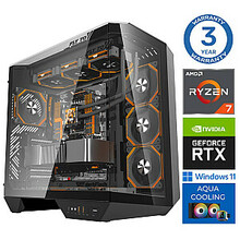 INTOP AQUA Ryzen 7 9700X, 64GB DDR5, 1TB SSD, 2TB, Nvidia RTX 5070Ti, Windows 11
