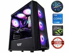 MDATA GAMING lauaarvuti Core i5-12400F, 64GB, 1TB SSD, 1TB HDD, RTX 4060, Windows 11 Pro