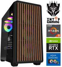 Intop Aqua Ryzen 5 7500X3D 64GB DDR5 1TB SSD M.2 NVME+2TB RTX5070Ti 16GB no-OS