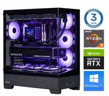 Lauaarvuti INTOP Ryzen 5 7500F, 32GB DDR5, 1TB SSD M.2 NVME, 2TB, RTX5060 8GB, Windows 11 Pro