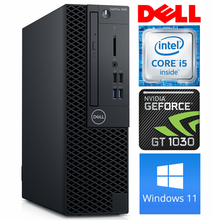 Dell 3060 SFF Intel Core i5-8400, 8GB, 512GB M.2 NVME SSD, Nvidia GT1030 2GB, DVD, Windows 11 Pro
