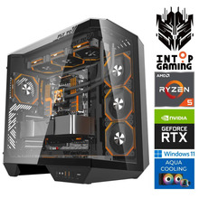 Intop Aqua Ryzen 5 7500X3D 64GB DDR5 1TB SSD M.2 NVME RTX5080 16GB Windows 11