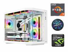 Lauaarvuti MDATA Ryzen 7 8700F, 64GB, SSD kuni 4TB, RTX 4060, Windows 11