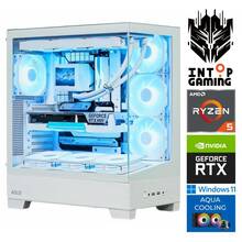 Lauaarvuti INTOP AQUA Ryzen 5 9600X, 32GB DDR5, 1TB SSD M.2 NVME, Nvidia GeForce RTX 5070, Windows 11